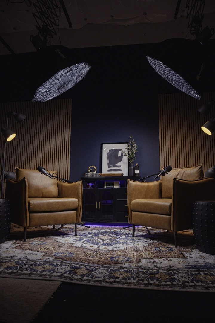 podcast and photo studio in Lagos