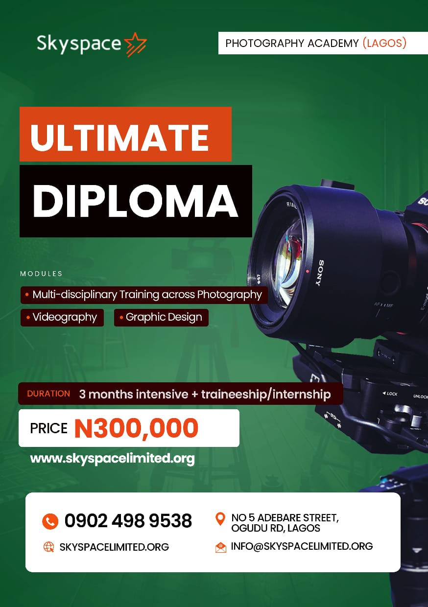 podcast and photo studio in Lagos