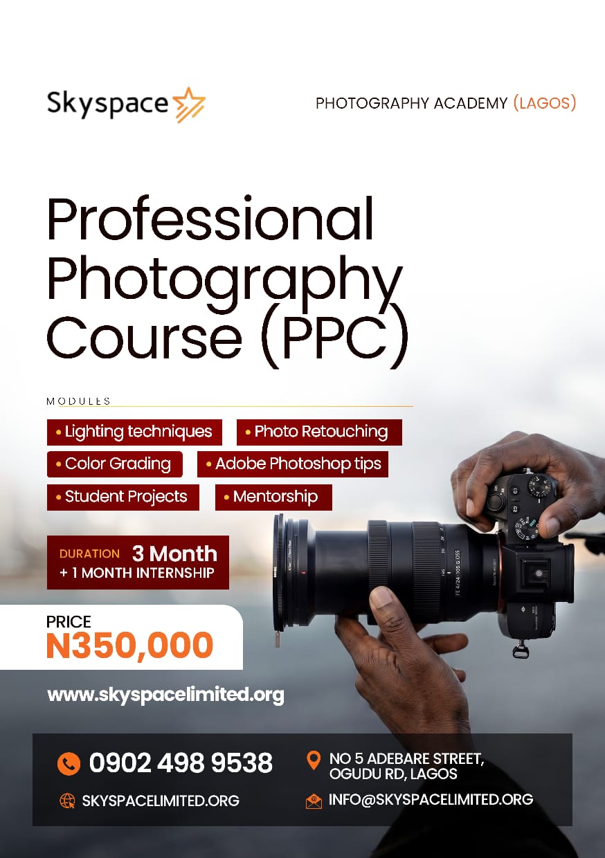 podcast and photo studio in Lagos