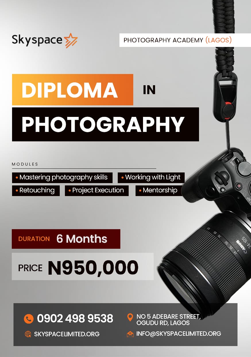 podcast and photo studio in Lagos